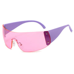 y2k rimless sunglasses boogzel clothing