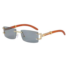 y2k square frameless sunglasses boogzel clothing