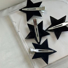 y2k star hair clips set boogzel clothing