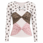 y2k star mesh long sleeve top boogzel clothing