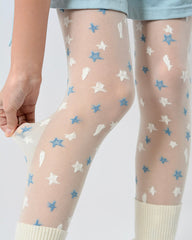 y2k star pattern tights boogzel clothing