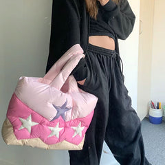 y2k star puffer handbag boogzel clothing