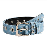 y2k star rivet belt boogzel clothing