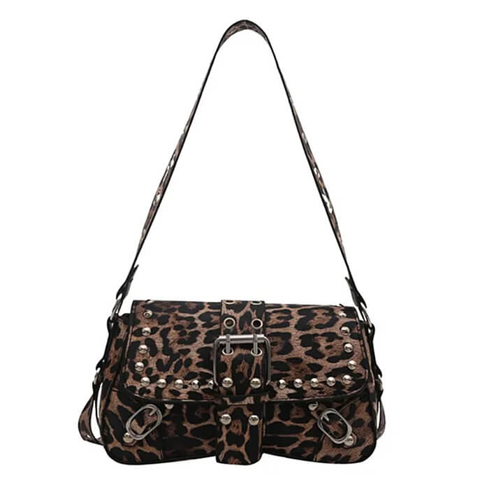 y2k studded baguette bag boogzel clothing