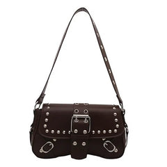 y2k studded baguette bag boogzel clothing
