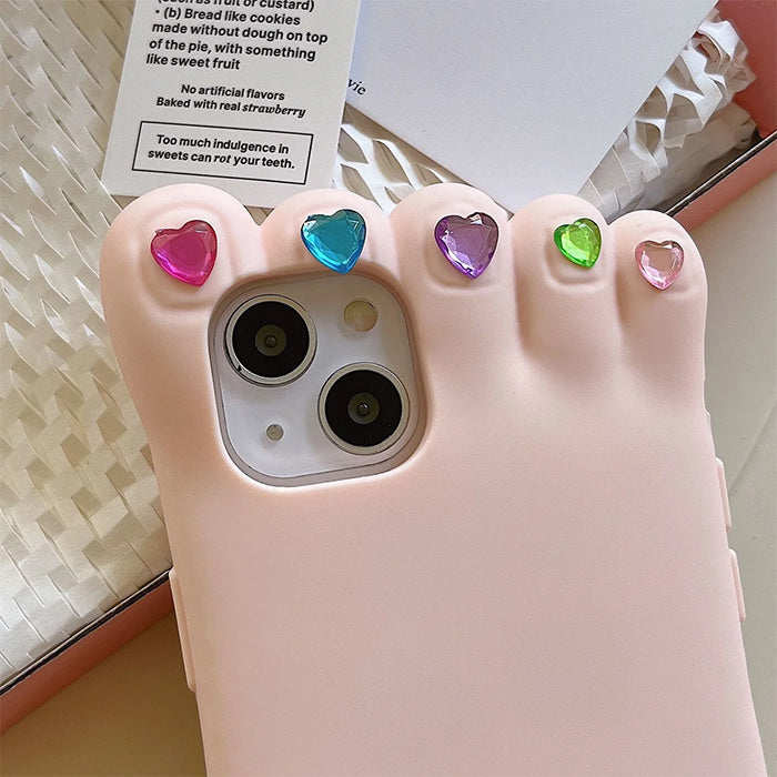 3D foot shaped iphone case boogzel clothing