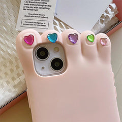 3D foot shaped iphone case boogzel clothing