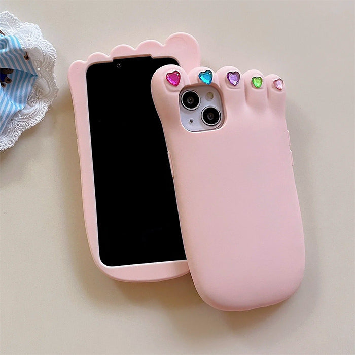3D foot shaped iphone case boogzel clothing