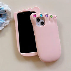 3D foot shaped iphone case boogzel clothing