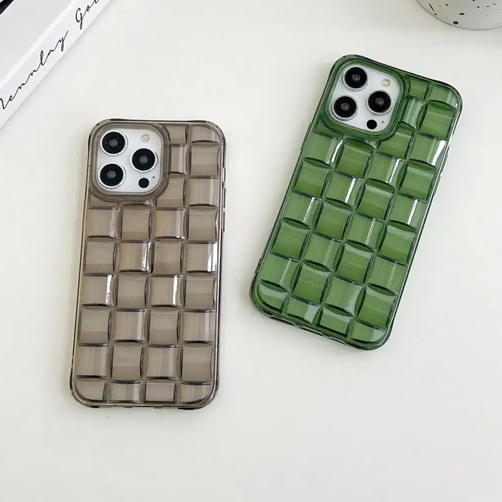 3D cube weave iphone case boogzel clothing