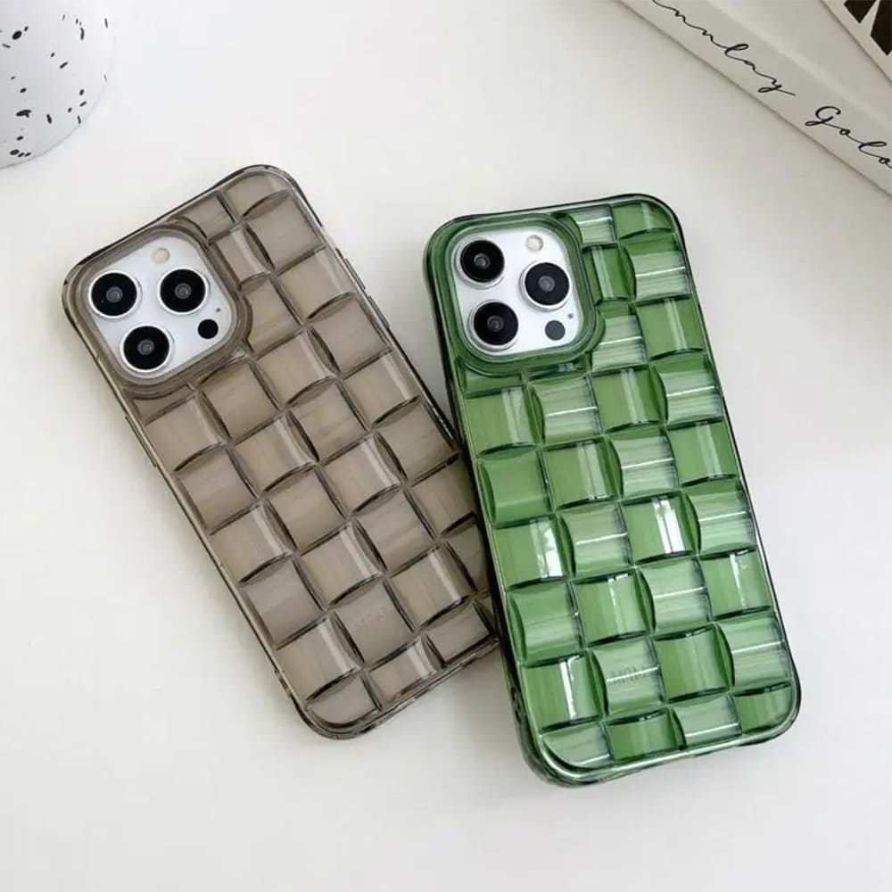 3D cube weave iphone case boogzel clothing