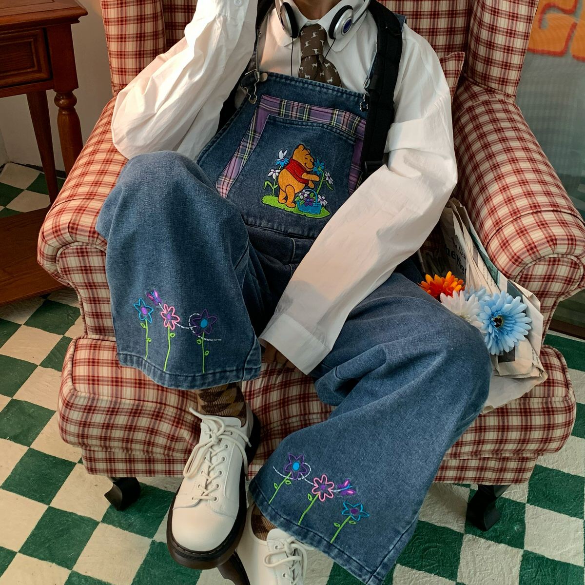 90_s-Kids-Cartoon-Overalls