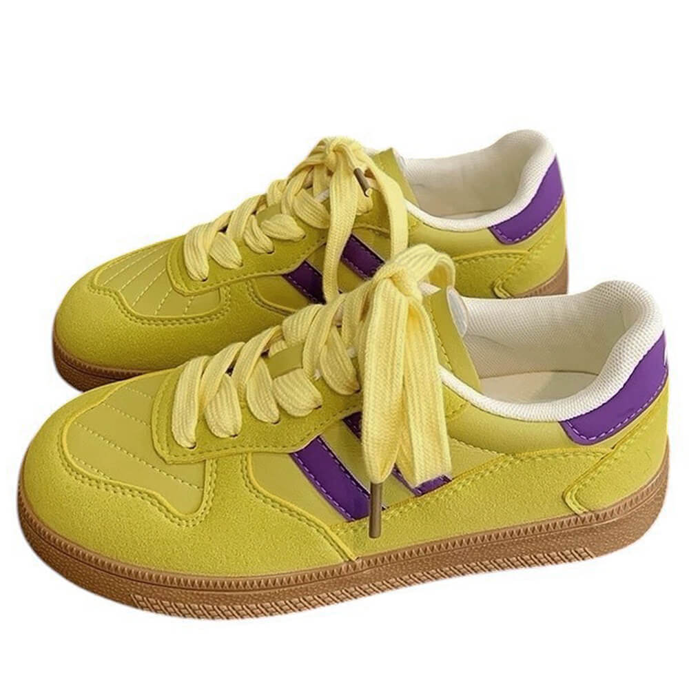 90s aesthetic yellow sneakers boogzel clothing