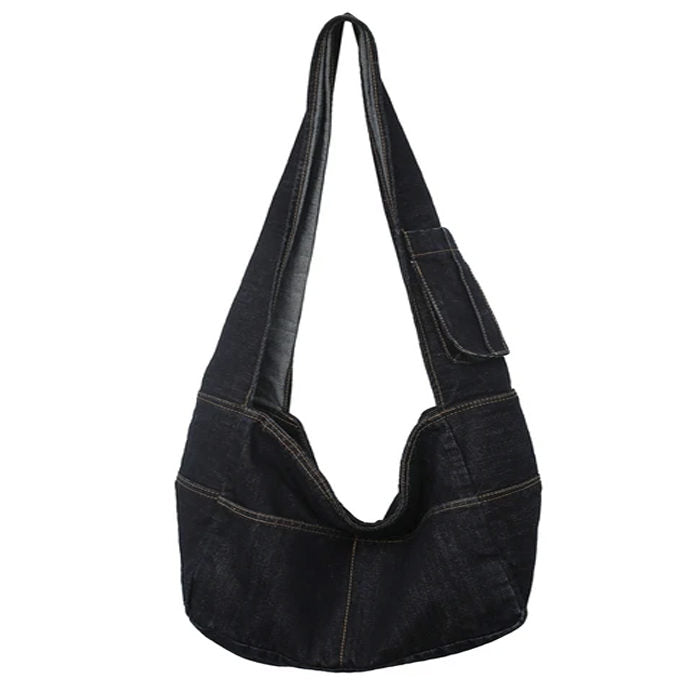 90s denim shoulder bag boogzel clothing