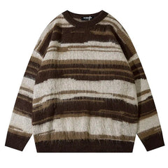 90s striped knit sweater boogzel clothing
