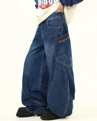 90s style wide leg jeans boogzel clothing