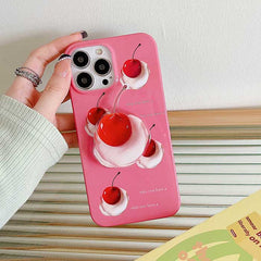 aesthetic cherry iphone case boogzel apparel