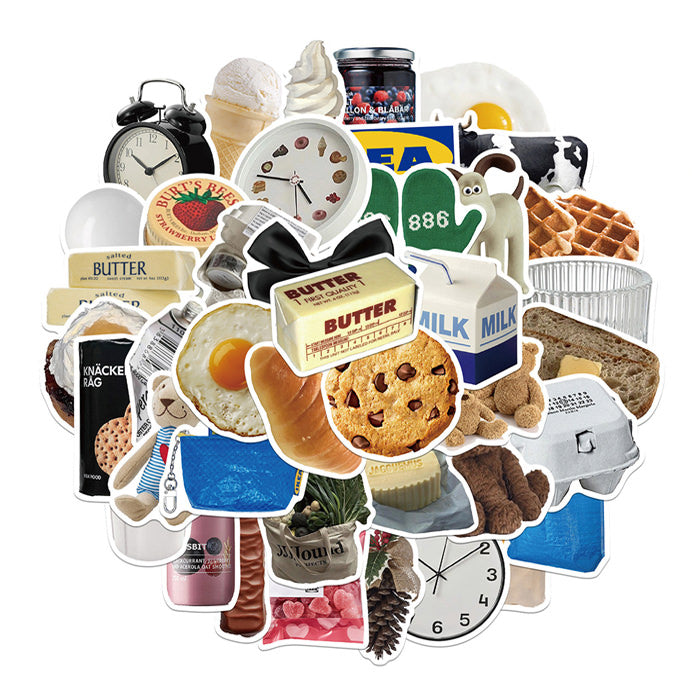 aesthetic sticker set boogzel apparel