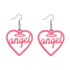 angel heart earrings boogzel apparel