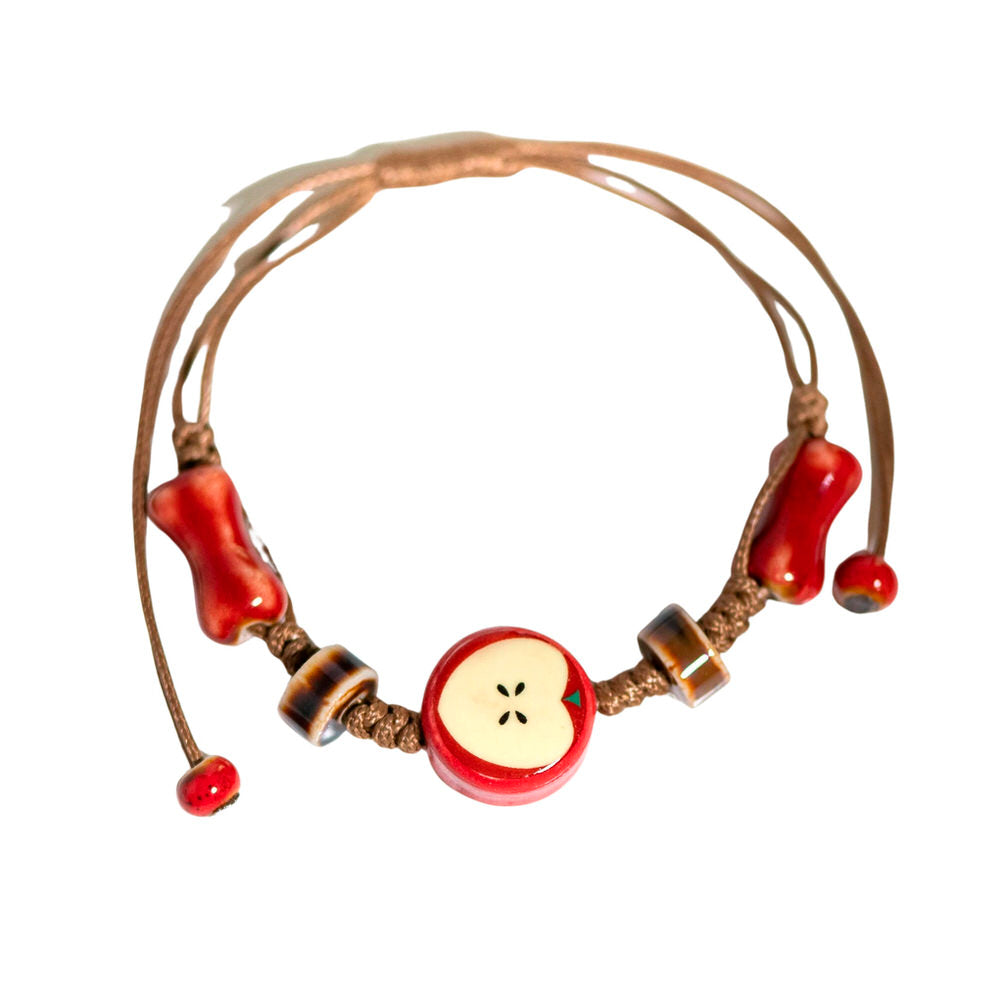 Apple-Beaded-Bracelet