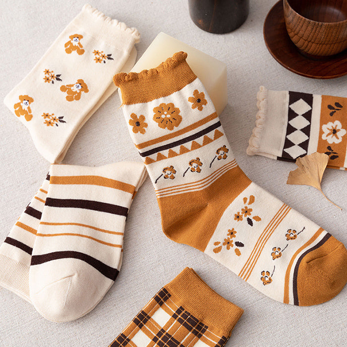 brown socks boogzel apparel