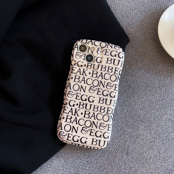 bacon egg iphone case boogzel apparel