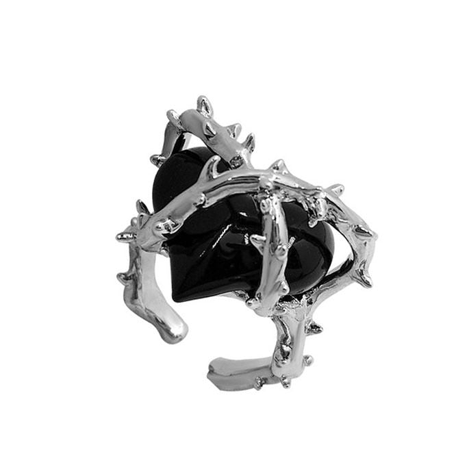 Barb Wide Heart Ring boogzel apparel
