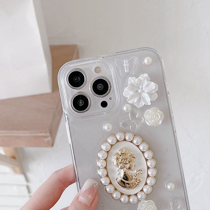 baroque pearl iphone case boogzel apparel