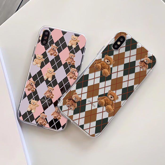 argyle pattern iphone case boogzel apparel