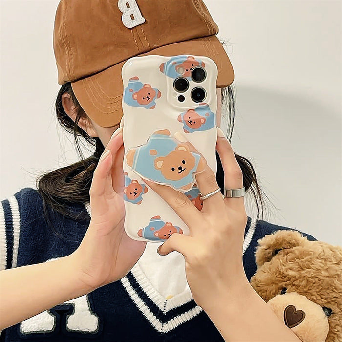 aesthetic bear iphone case boogzel apparel
