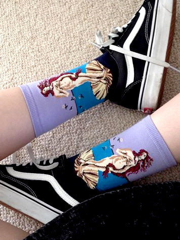 Shop Birth of Venus Botticelli Socks Boogzel Apparel
