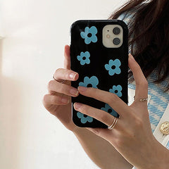 blue flower iphone case boogzel apparel