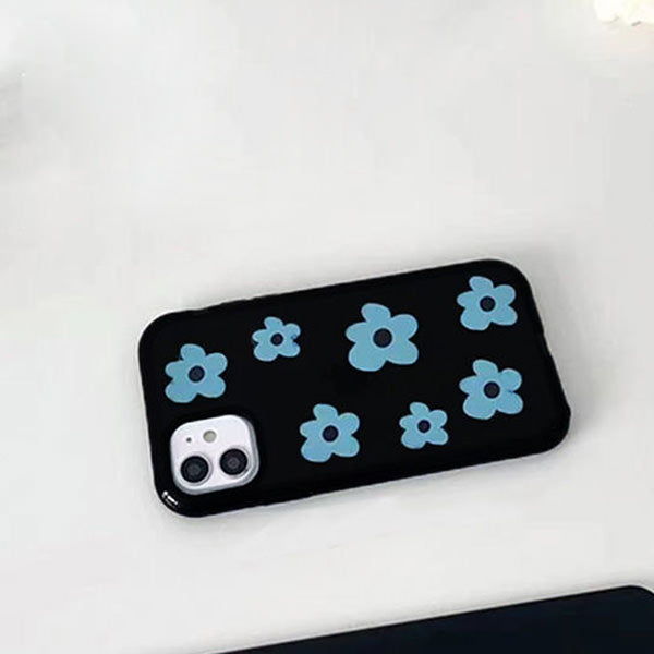 blue flower iphone case boogzel apparel