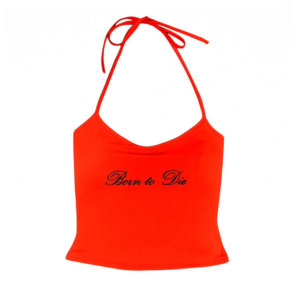Born-to-Die-Y2K-Halter-Top