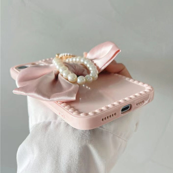 bow pearl iphone case boogzel apparel