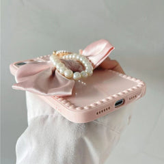bow pearl iphone case boogzel apparel
