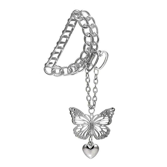 butterfly chain hair claw boogzel apparel