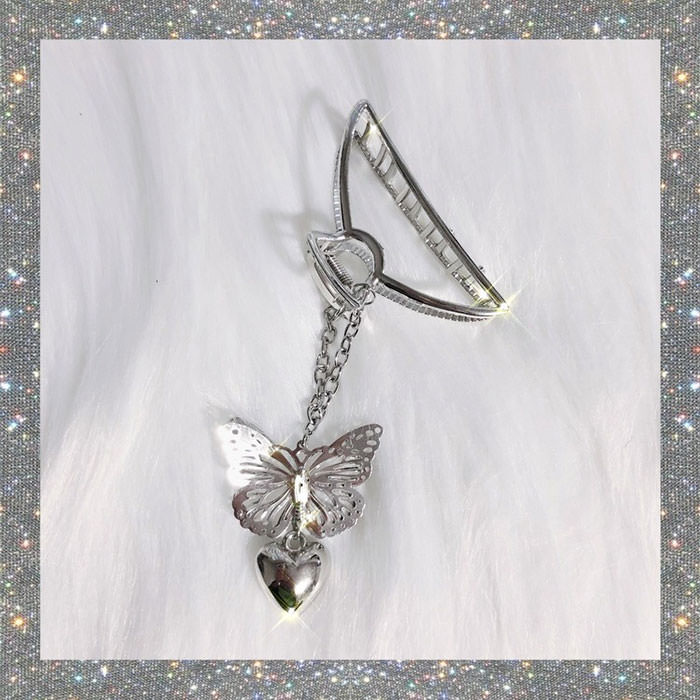 butterfly chain hair claw boogzel apparel