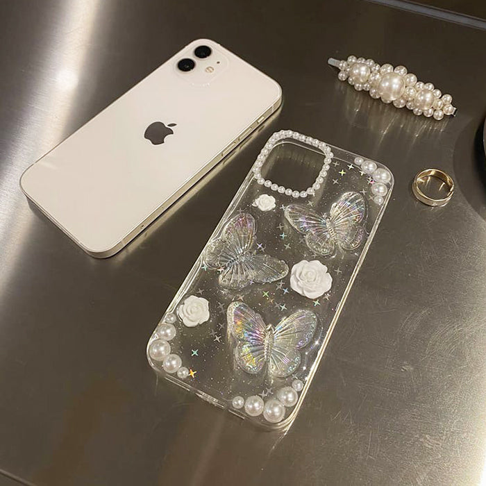 butterfly transparent iphone case boogzel apparel