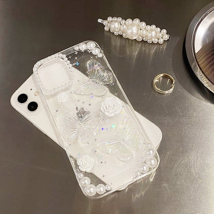 butterfly transparent iphone case boogzel apparel