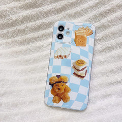 aesthetic checkered iphone case boogzel apparel