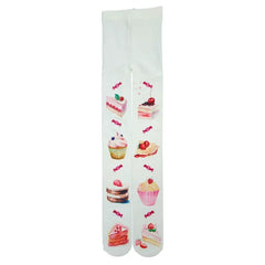 Cake Print Tights - boogzel clothing