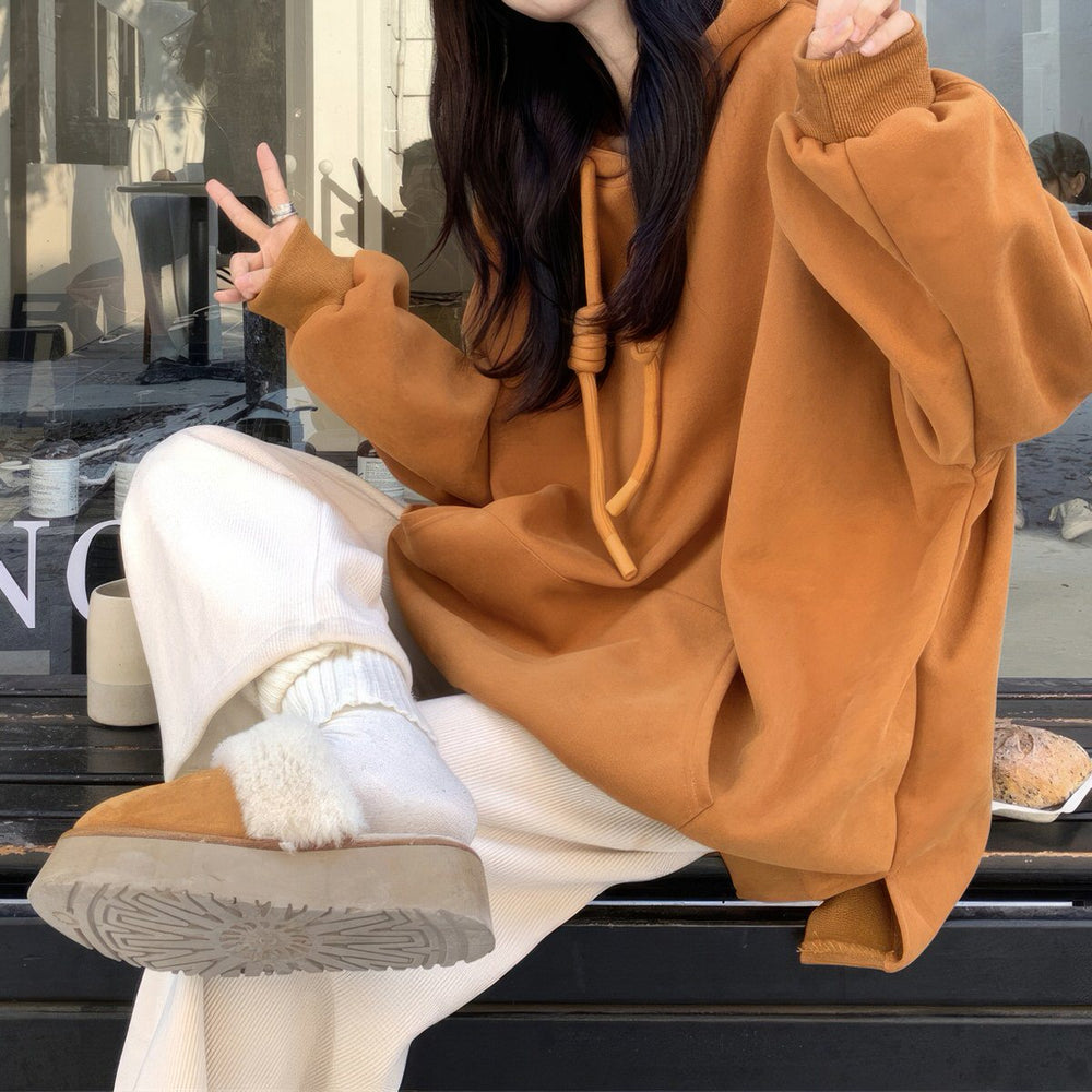 Casual-Loose-Fit-orange-Knot-Hoodie-boogzel-clothing_3