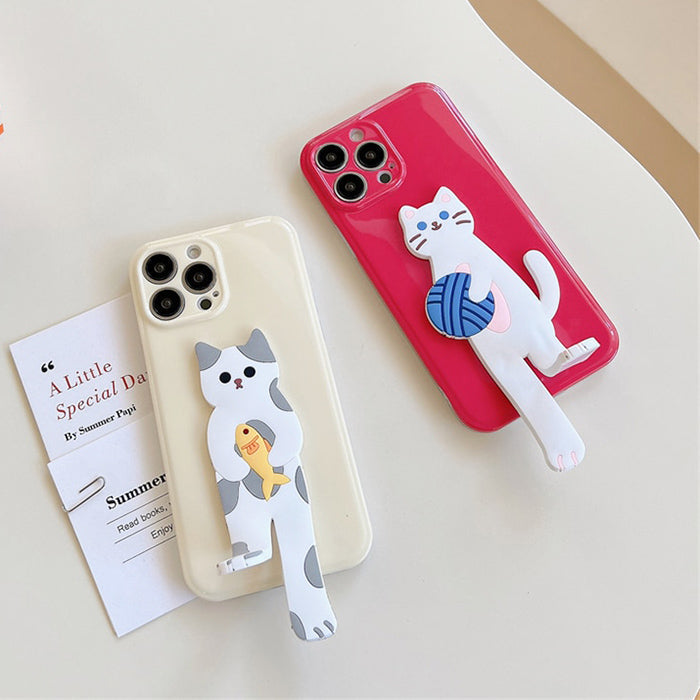 aesthetic cat iphone case boogzel apparel