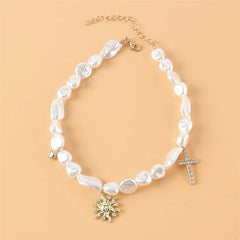 aesthetic pearl choker boogzel apparel