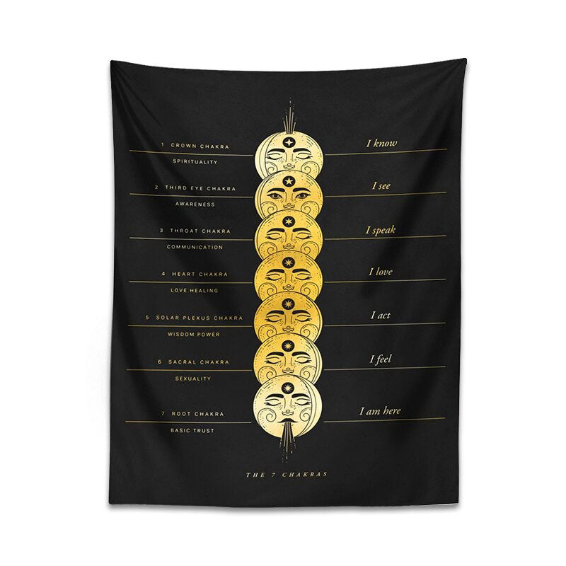 Chakra Wall Tapestry boogzel apparel