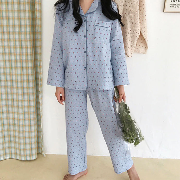 cherry pajama set boogzel apparel