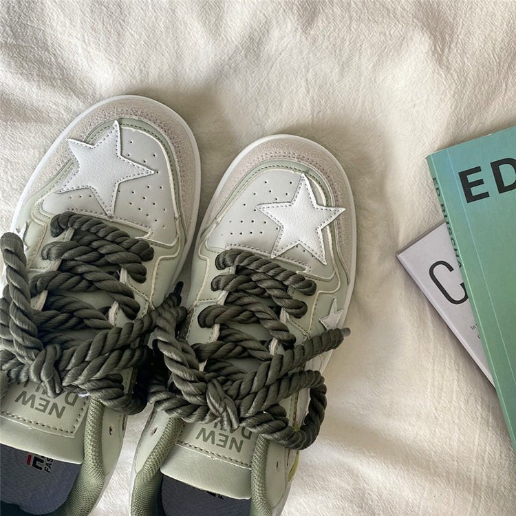 Grey Clear Star Sneakers - boogzel clothing
