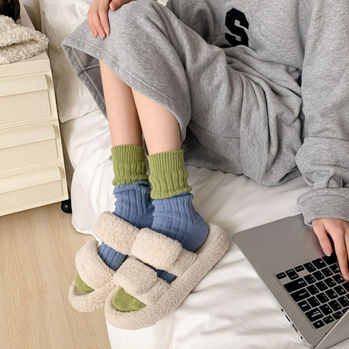 color block warm socks boogzel apparel
