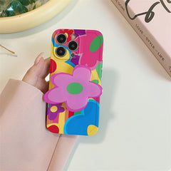 colorful flower iphone case boogzel apparel